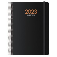 AGENDA 2025 SYNCRO DÍA PÁGINA 15 X 21 CM NEGRO DOHE 11620 - 25 (Espera 4 dias) en Huesoi